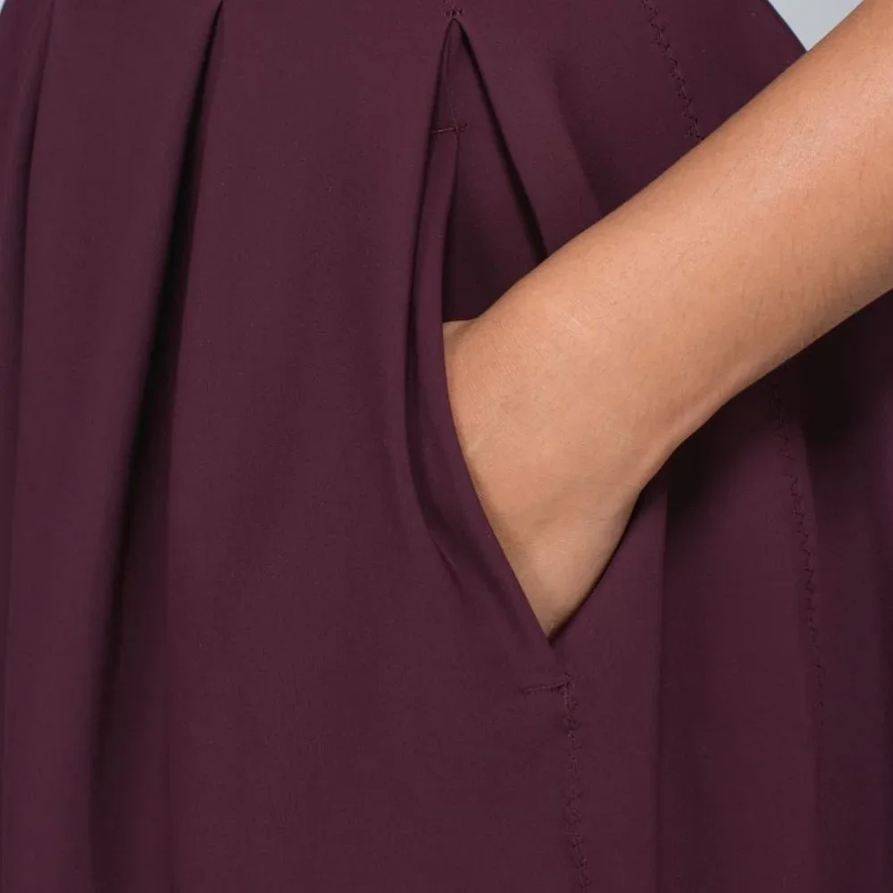 Lululemon Here To There Dress- Bordeaux Drama Size 2/4